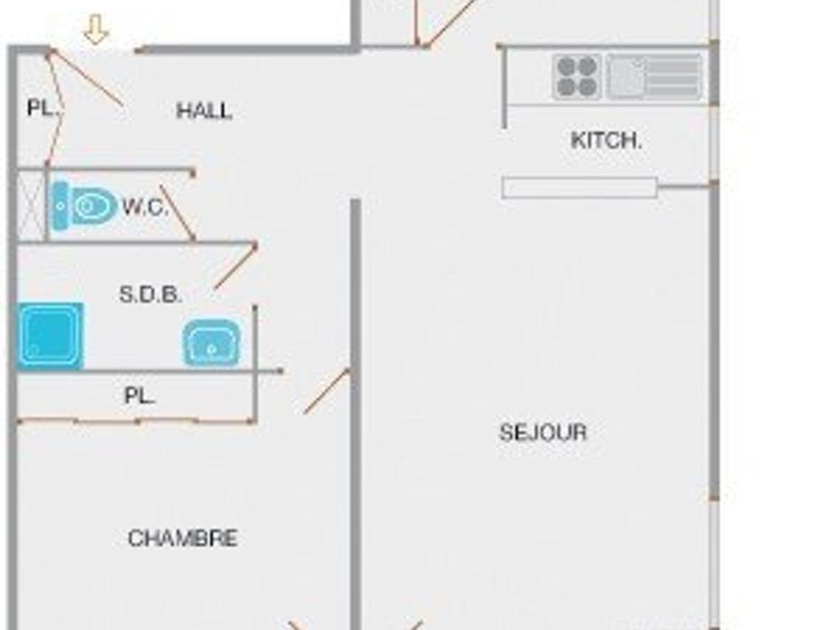 Appt 3 Pieces 6 Pers Avec Cheminee Et Navette Proche Le Grand-Bornand - Fr-1-241-47公寓 外观 照片